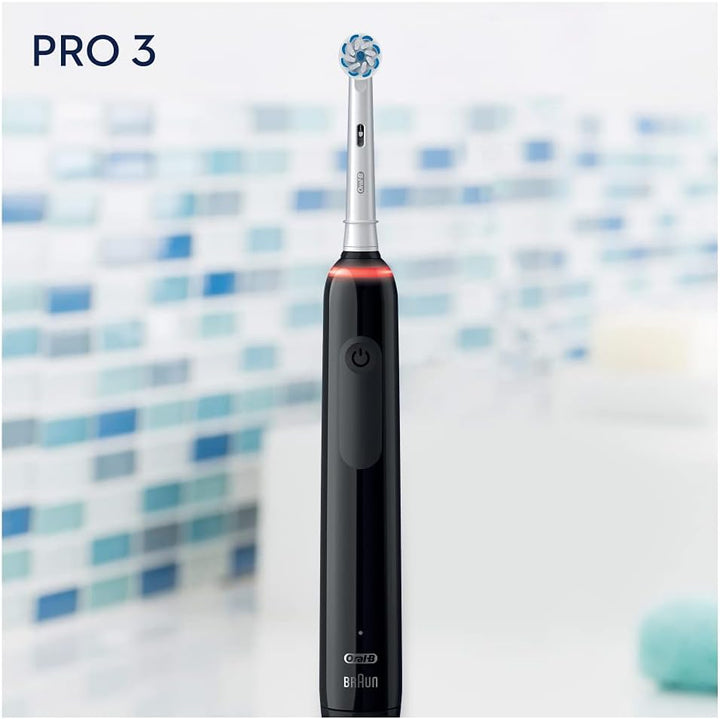 Oral-B Pro 3 3000 Sensitive Clean, Schwarz, 1 stück (1er Pack) Old Single, Old Single