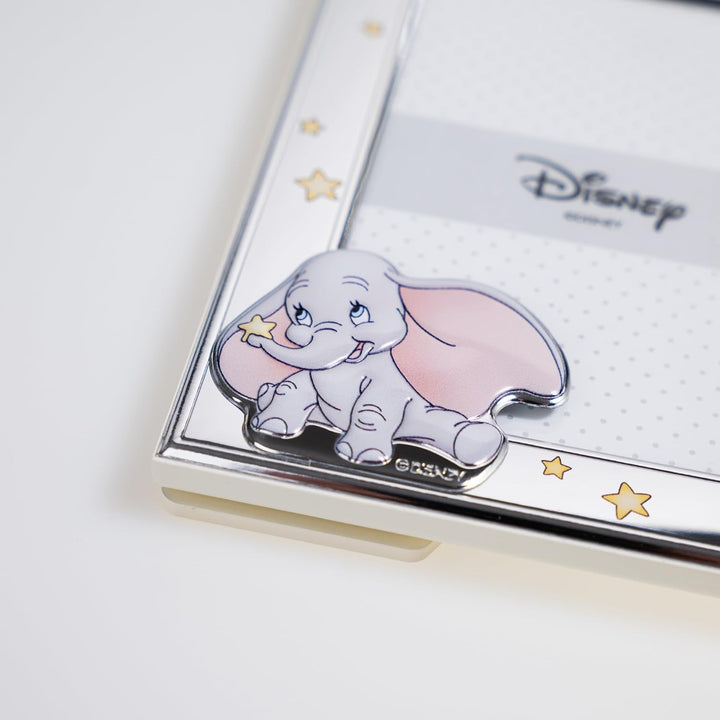 VALENTI & CO. Disney Baby - Dumbo Bilderrahmen Silber für Kinder, Geschenkidee Taufe, Geburt oder Ge