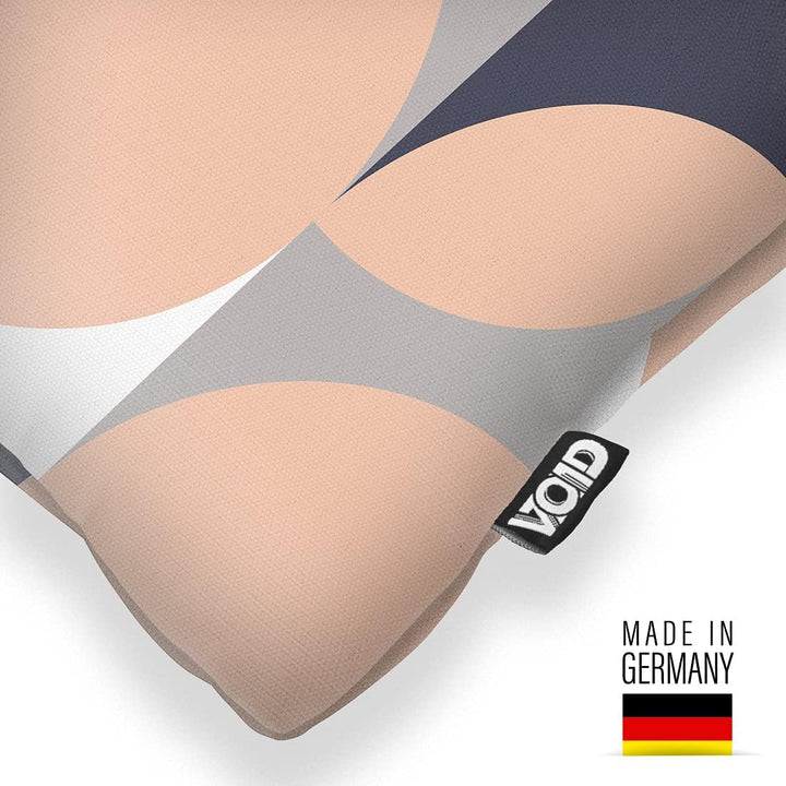 VOID Skandinavische Halbkreise Muster Kissenbezug Kissenhülle Sofakissen Kissen Deko Outdoor-Kissen