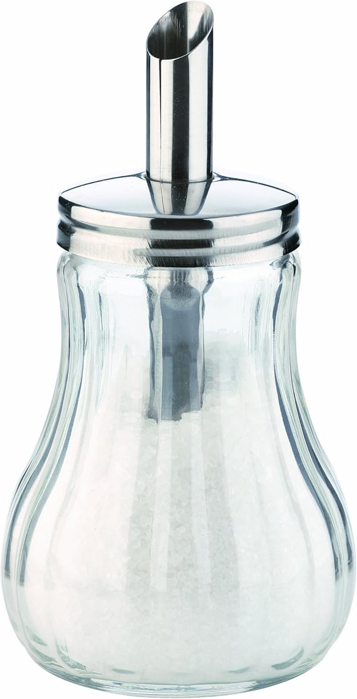 Tescoma Salz-Pfeffer-Zahnstocher Set, Menage Set Profi & Zuckerstreuer aus Glas Edelstahl, ideal für