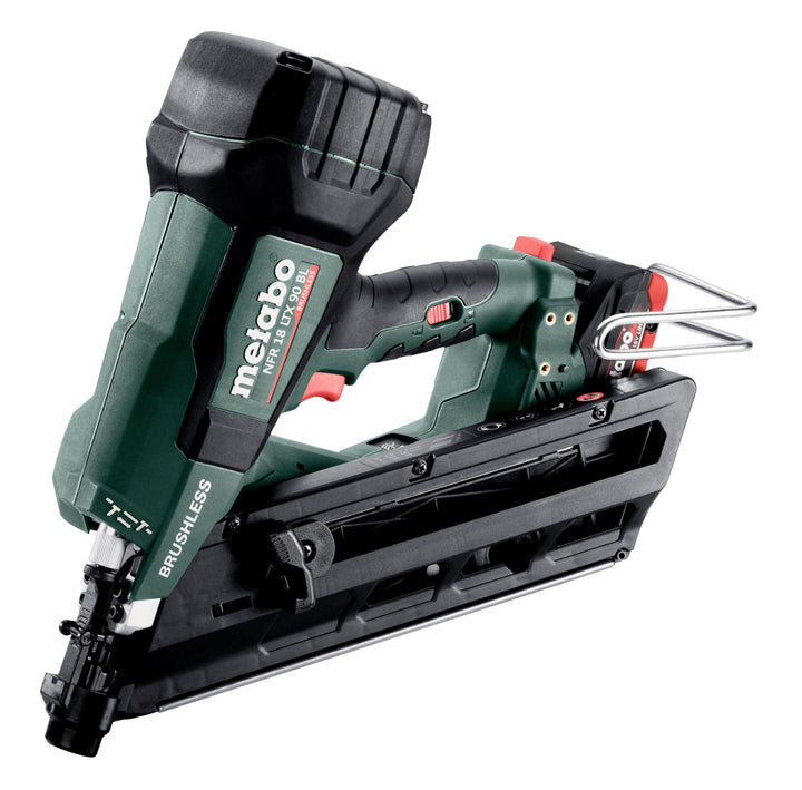 metabo Akku-Nagler NFR 18 LTX 90 BL - 18V, Streifennägel bis 90 mm, 2 Nägel/Sekunde - Bürstenlos, ho