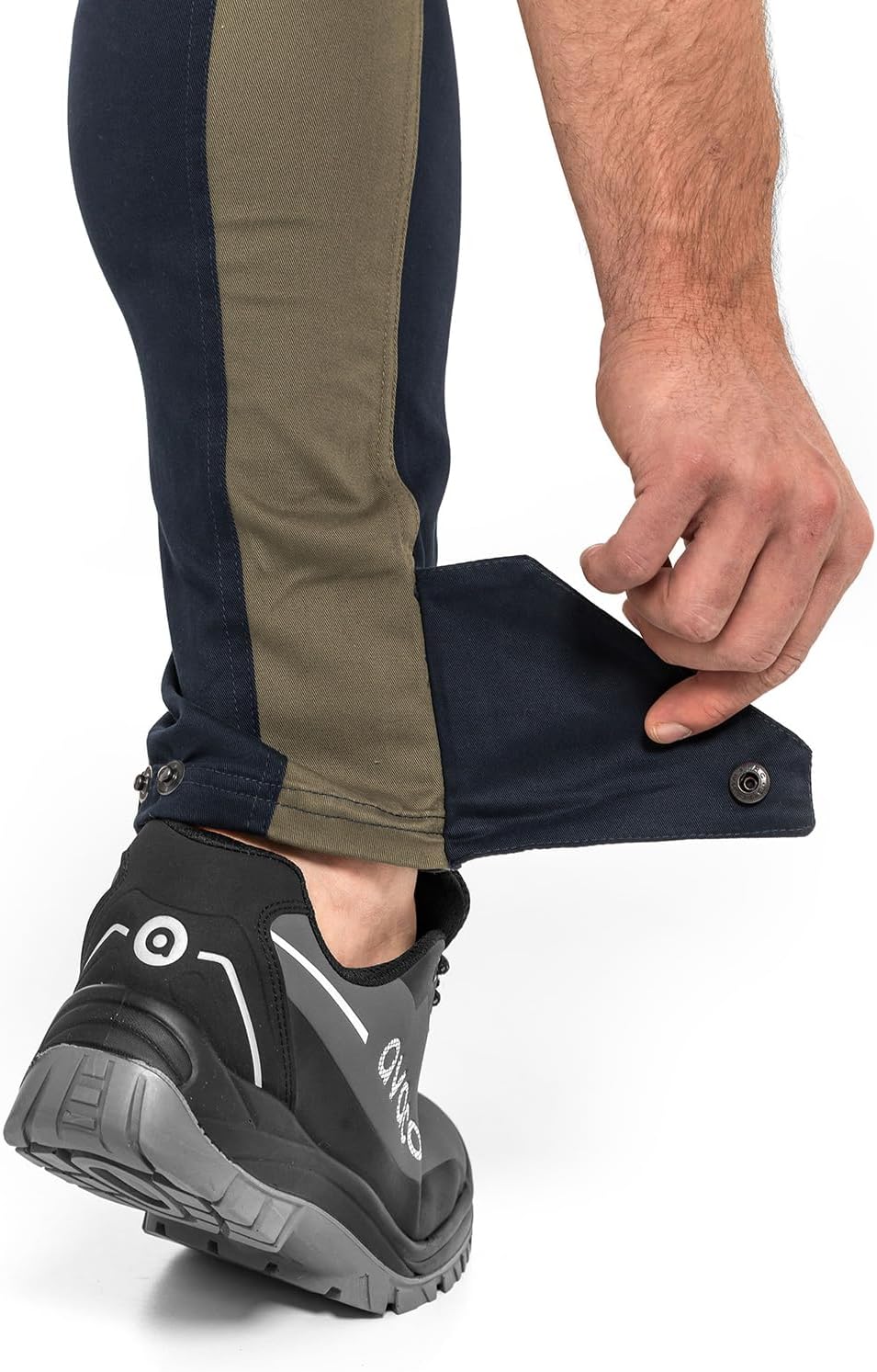 Avacore TUBBOS Slim Stretch Arbeitshose Slim Fit-Schnitt Reflektierende Paspeln und Logos 97% Baumwo