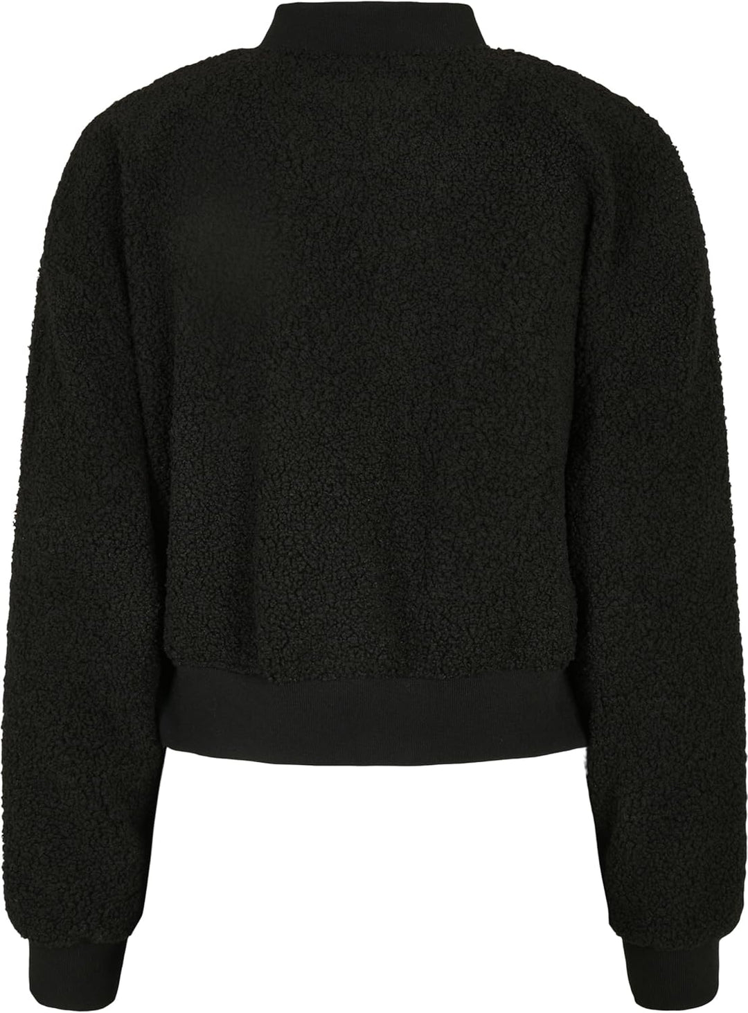 Urban Classics Damen Ladies Oversized Sherpa Bomber Jacket Jacke 4XL Schwarz, 4XL Schwarz