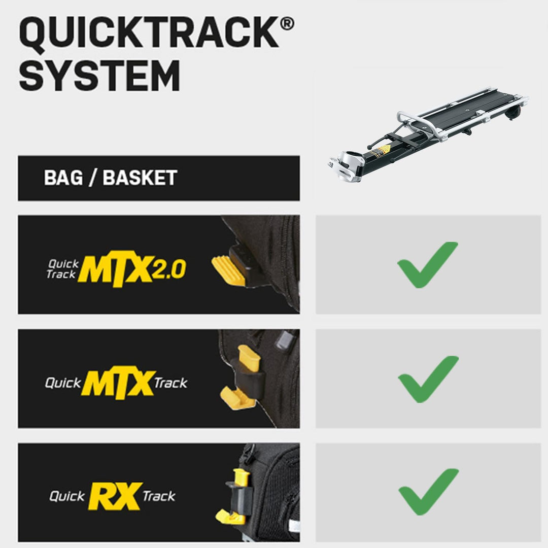 Topeak QR Beam Rack MTX Fahrrad-Gepäckträger V-Type, V-Type