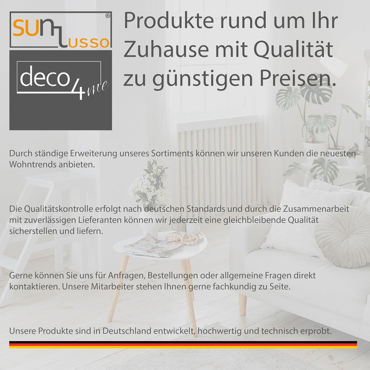 Deco4Me XL Tritthocker klappbar 40 cm hoch, belastbar bis 150 kg, 1 Stufe, rutschfest - Faltbarer Kl