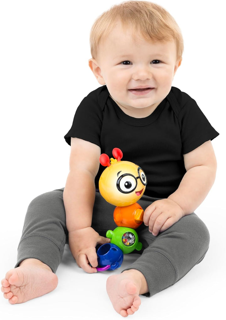 Baby Einstein Twist-a-Pal Cal Sensorik Spielzeug, mit Musik, ab 6 Monaten, Twist-a-pal Cal