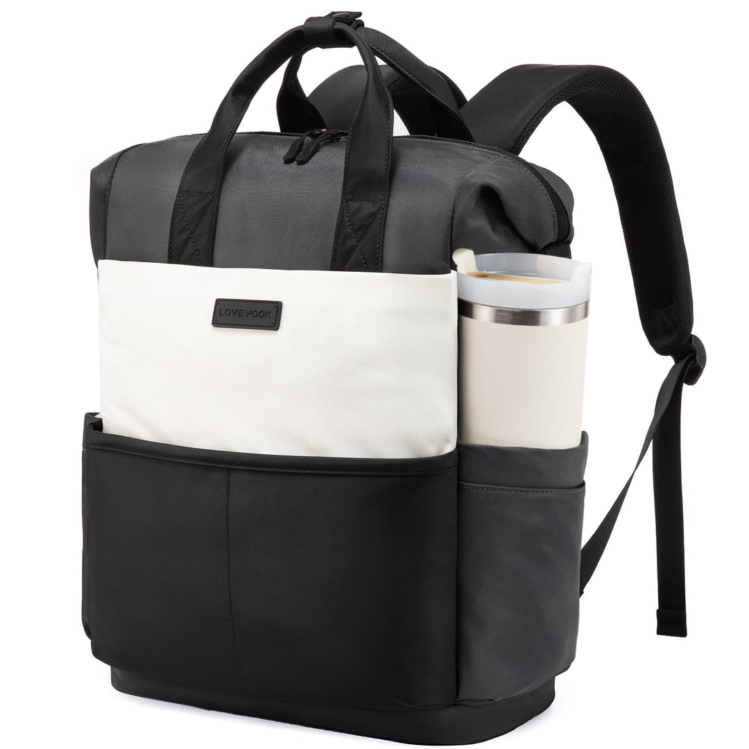 LOVEVOOK Rucksack Damen Laptop Rucksäcke mit Laptopfach 15.6 Zoll Schulrucksack Schultasche Backpack