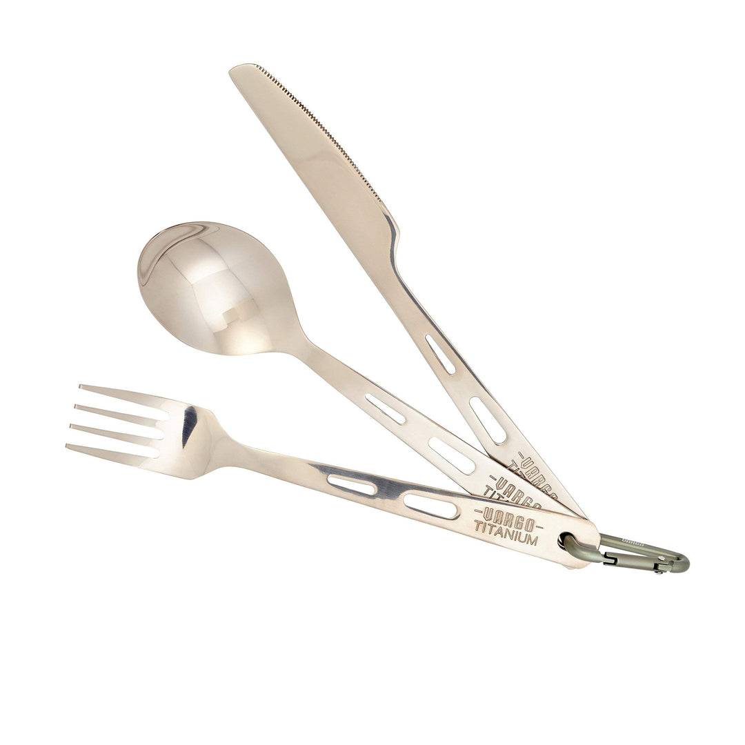 Titan-Löffel, Gabel, Messer.