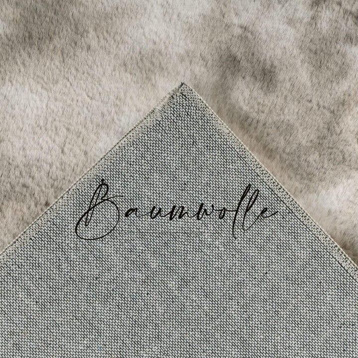 payé Teppich Wohnzimmer Hochflor - Beige - 120x170cm - Kuschelig Super Soft Weich Touch - Schlafzimm