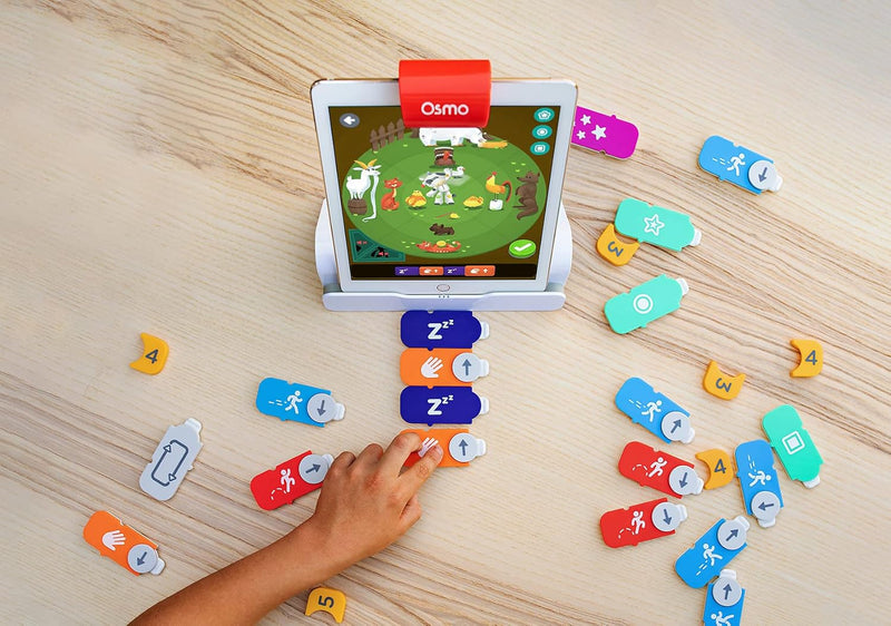 Osmo - Coding Starter Kit for iPad - 3 Hands-on Learning Games - Ages 5-10+ - Learn to Code, Coding