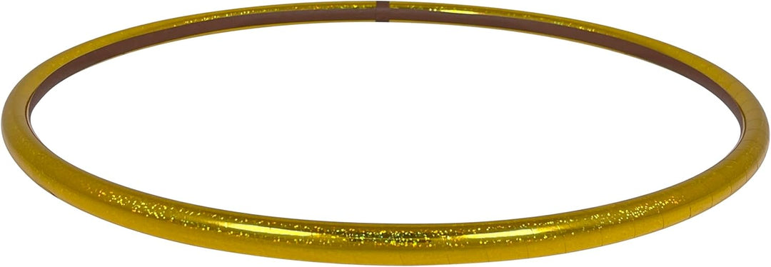 Glitter Hula Hoop Reifen, Ø80/90/100cm Gelb Ø80cm, Gelb Ø80cm