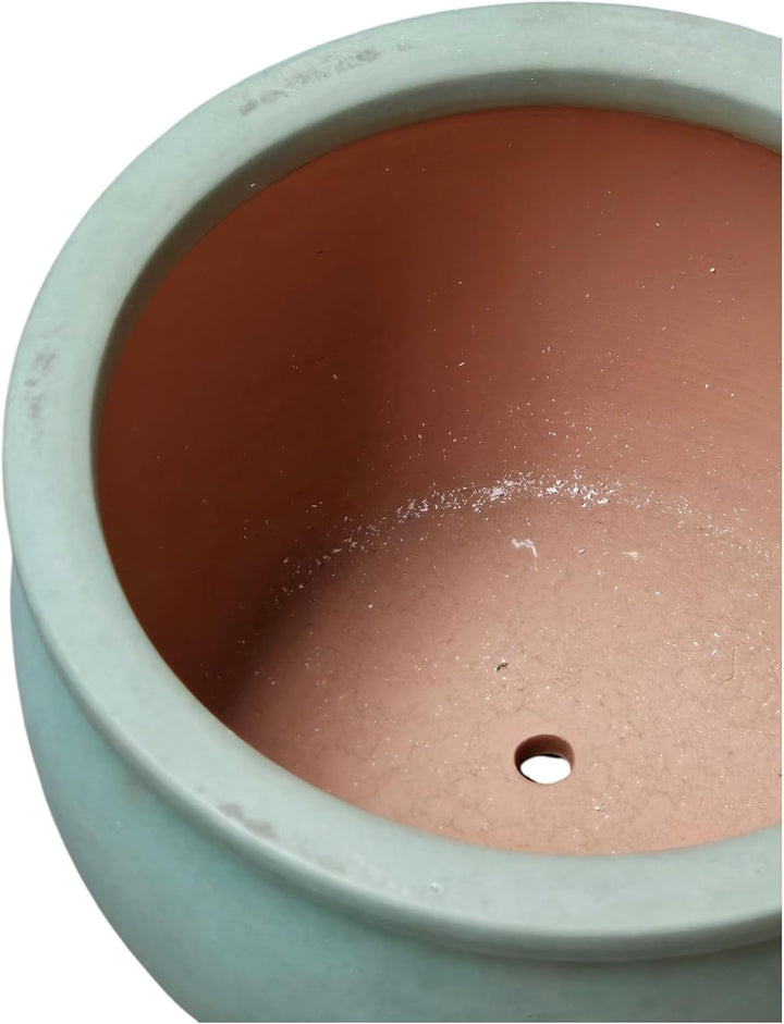 Teramico Blumentopf Pflanzgefäss Übertopf Modell Bavaria Grün Blau Verschiedene Grössen - absolut fr