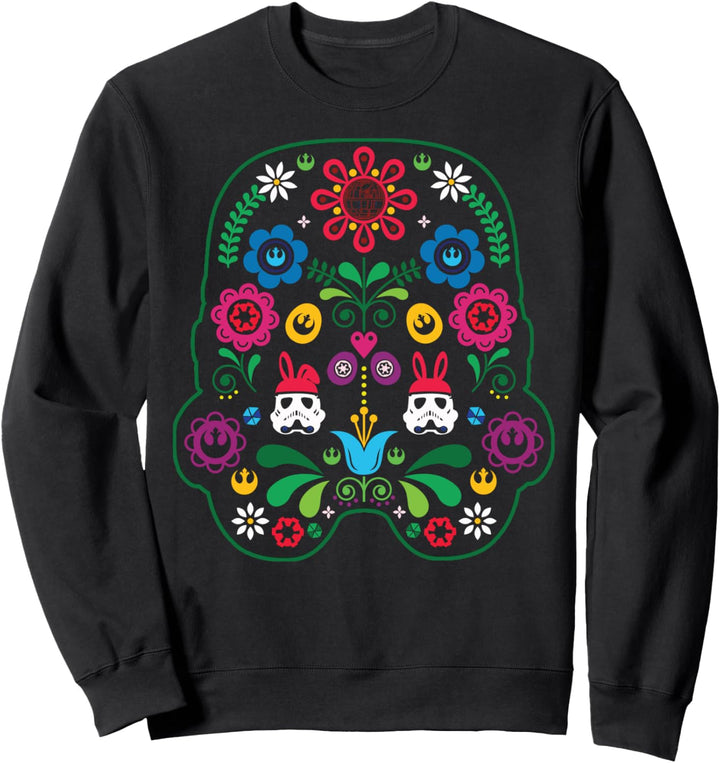 Star Wars Ostern Storm Trooper Floral Helmet Fill Sweatshirt