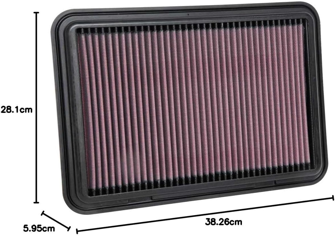 K&N Luftfilter kompatibel mit Suzuki Swift 1.4 2017- exkl. Boosterjet Hybrid (33-3130)