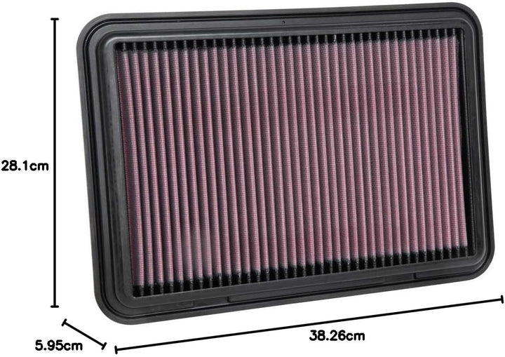 K&N Luftfilter kompatibel mit Suzuki Swift 1.4 2017- exkl. Boosterjet Hybrid (33-3130)