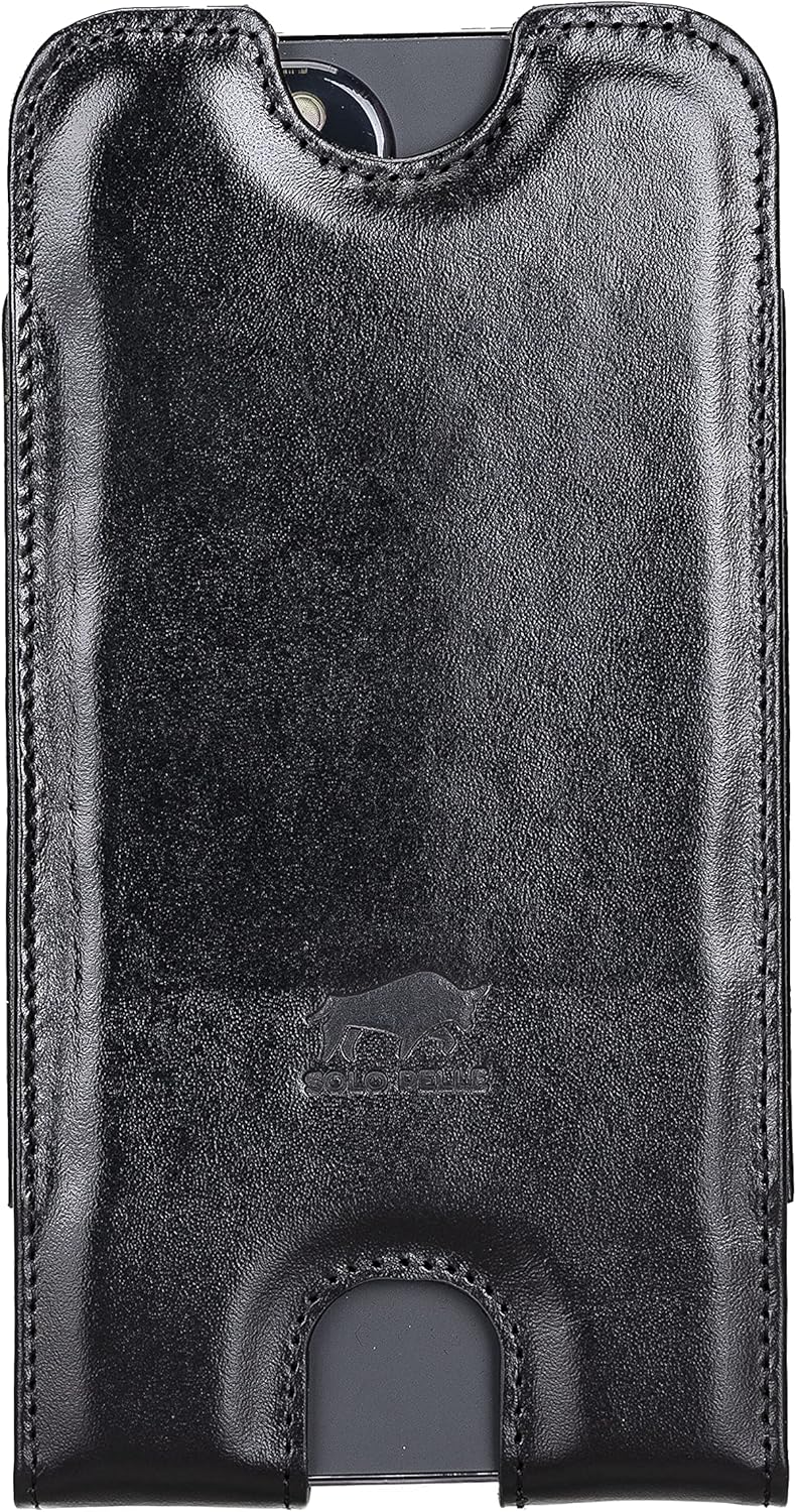 Solo Pelle Lederhülle für das iPhone 14 Plus + 14 Pro Max und alle Geräte bis 6.7 Zoll Case Leder Hü