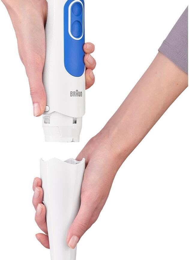 Braun MultiQuick 3 MQ 3000 Smoothie+ Stabmixer – Pürierstab mit 2 Geschwindigkeiten, PowerBell Plus