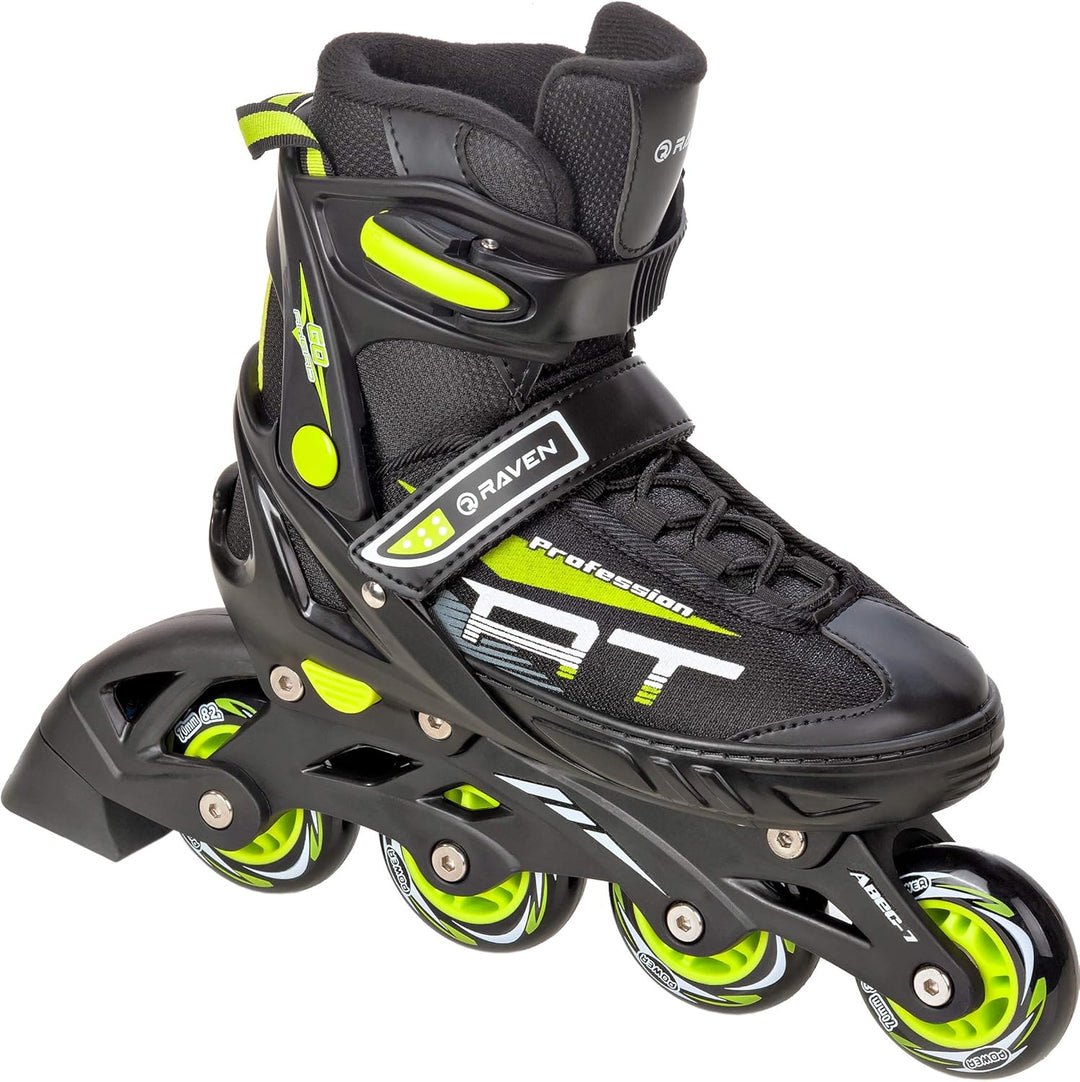 Inline Skates Inliner Raven Profession Black/Lime 35-39(23cm-25,5cm), Black/Lime 35-39(23cm-25,5cm)