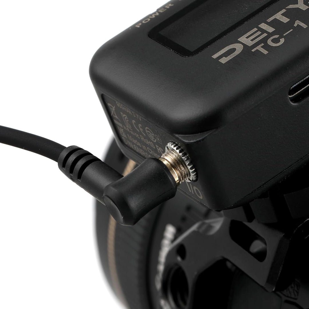 Timecode-Kabel für Canon R5C DIN 1.0/2.3 auf 3,5 mm TRS 90 Grad Time Code-Kabel Kompatibel mit Tenta
