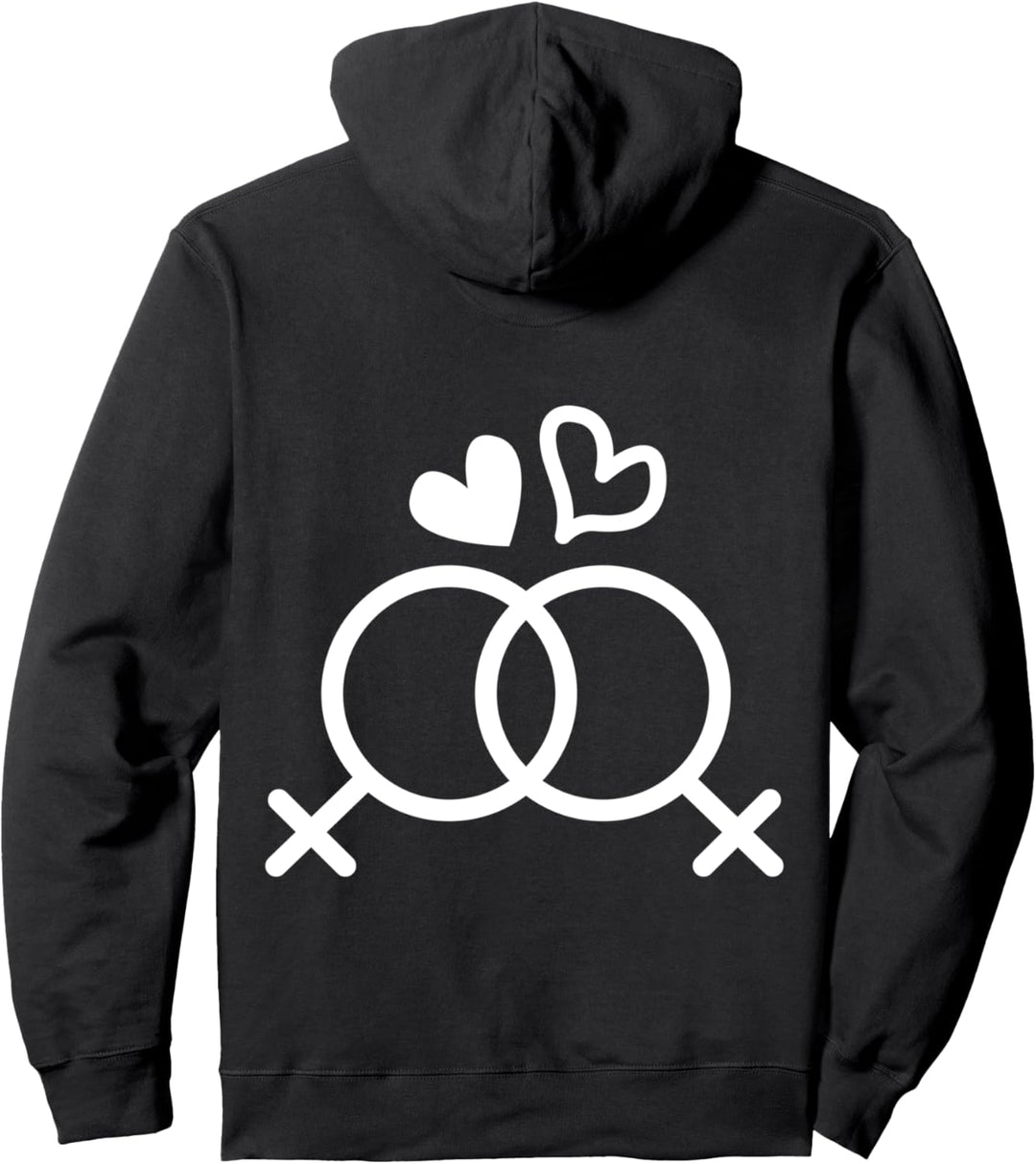 Lesbisches Pärchen LGBT Pride Gay Pride Month Lesben Pullover Hoodie