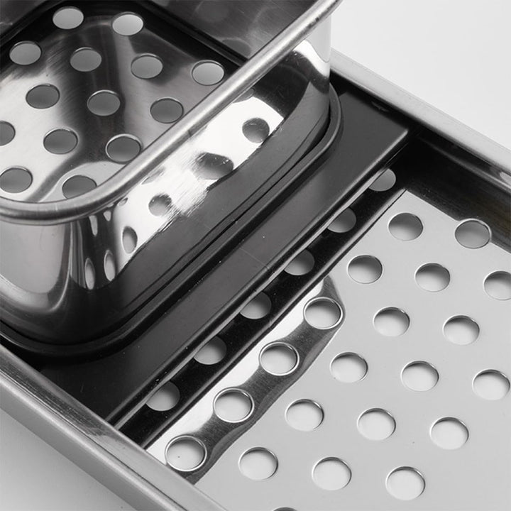 VOANZO Spätzlehobel aus Edelstahl, Spätzlehobel, spülmaschinengeeignet, Spätzlereibe, Spätzlepresse