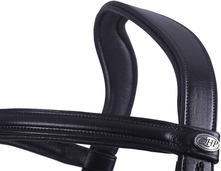 QHP Gebisslose trense Ceto - Size Pony Pony Schwarz, Pony Schwarz