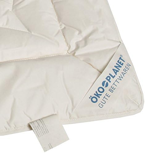 Öko Planet Duo Babybettdecke Maisvlies 80x80 cm, warme Babydecke für den Winter, schadstoffgeprüft,