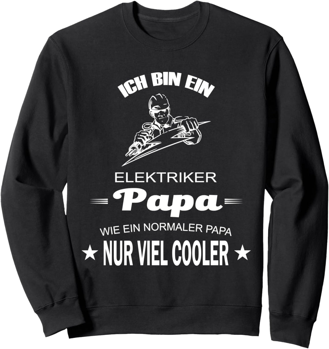 Elektriker Papa nur viel cooler Jungs Widerstand Mann Sweatshirt