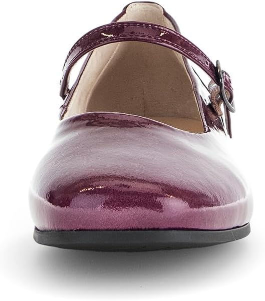 Gabor Damen Riemchenballerinas, Frauen Flats,Best Fitting 37.5 EU Aubergine 90, 37.5 EU Aubergine 90