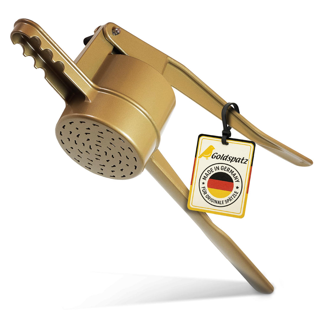 Goldspatz Spätzlepresse, unregelmässiger Lochform, für Spätzle wie vom Brett - Art.-Nr.