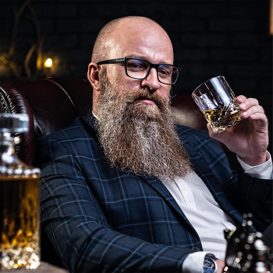 WHISISKEY Whisky Karaffe Set - Whiskey Geschenkset - Geschenke für Männer - Männergeschenke Geschenk