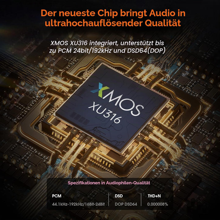 Douk Audio U2 USB Konverter XMOS XU208 Digitale Schnittstelle TOSLINK Koaxial DOP SPDIF Adapter DSD6