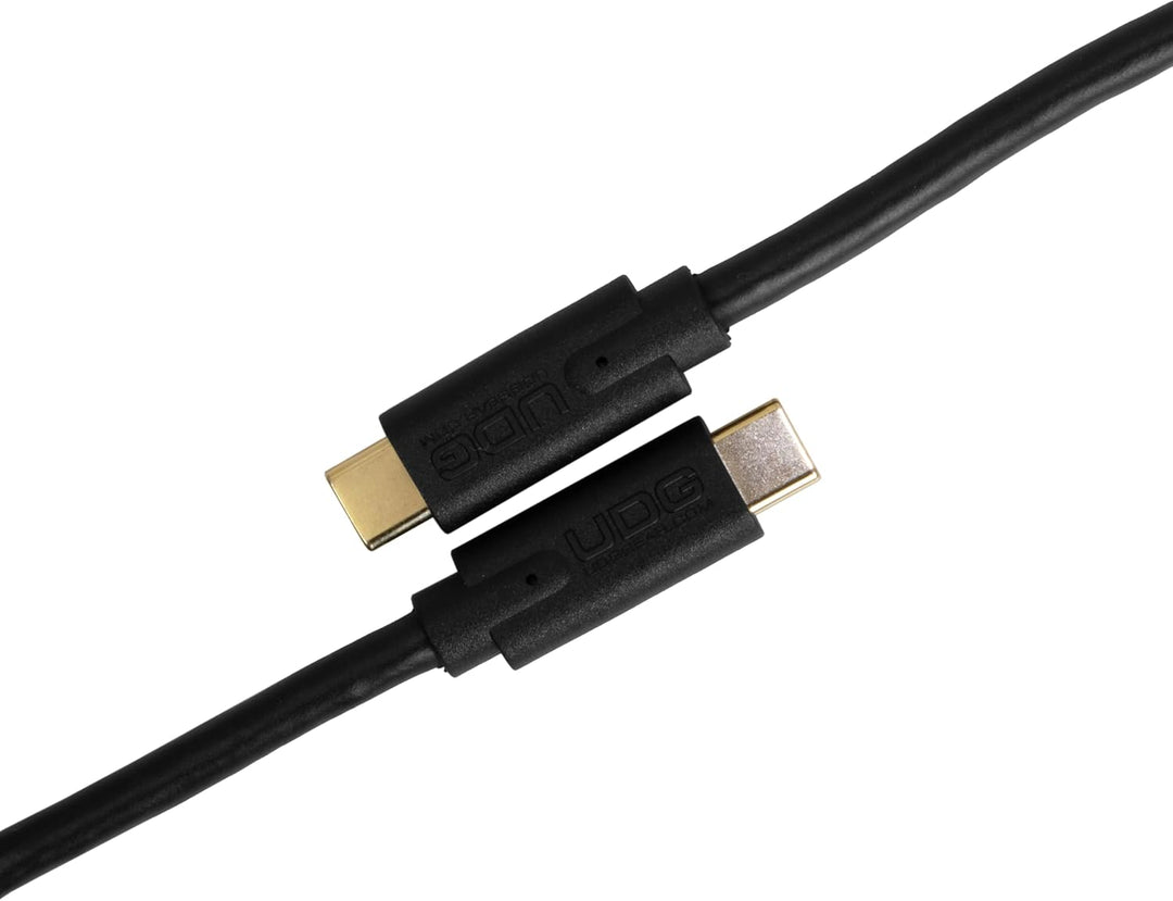 UDG Ultimate Cable USB 3.0 Type C-C Straight 1.5m (Black) (Packung mit 2)
