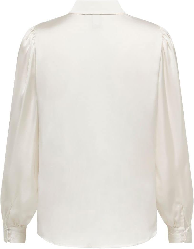 NAME IT Damen Onlzora Ls Puff Shirt Noos Wvn XS Macadamia, XS Macadamia