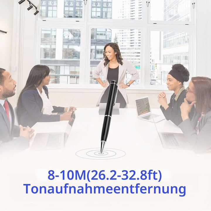 Digitaler Rekorder, digitaler Diktierstift, Ton, Audio-aktiviertes Diktiergerät, professioneller Mus