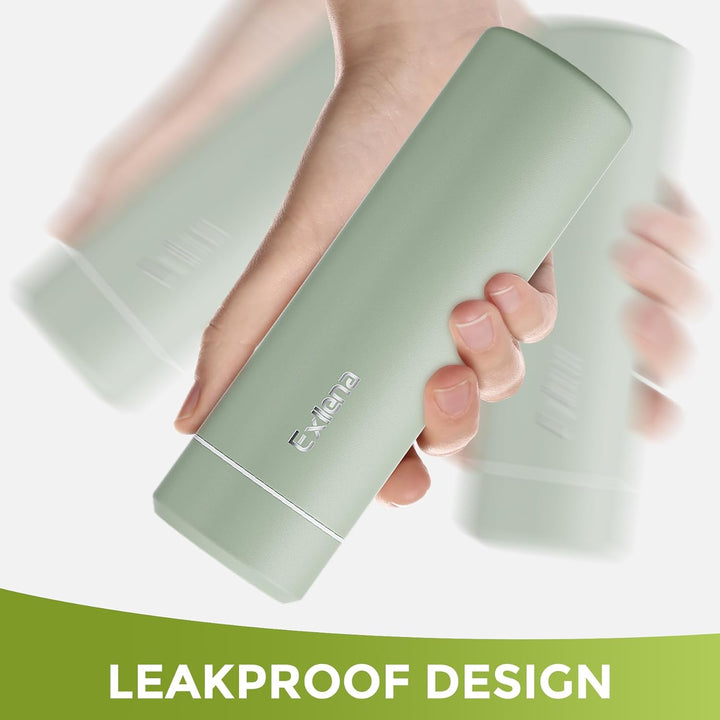 Mini Thermosflasche 350ml mit Edelstahl-Deckel, Trinkflasche Klein Doppelwandige Vakuum–Ultra-Kompak