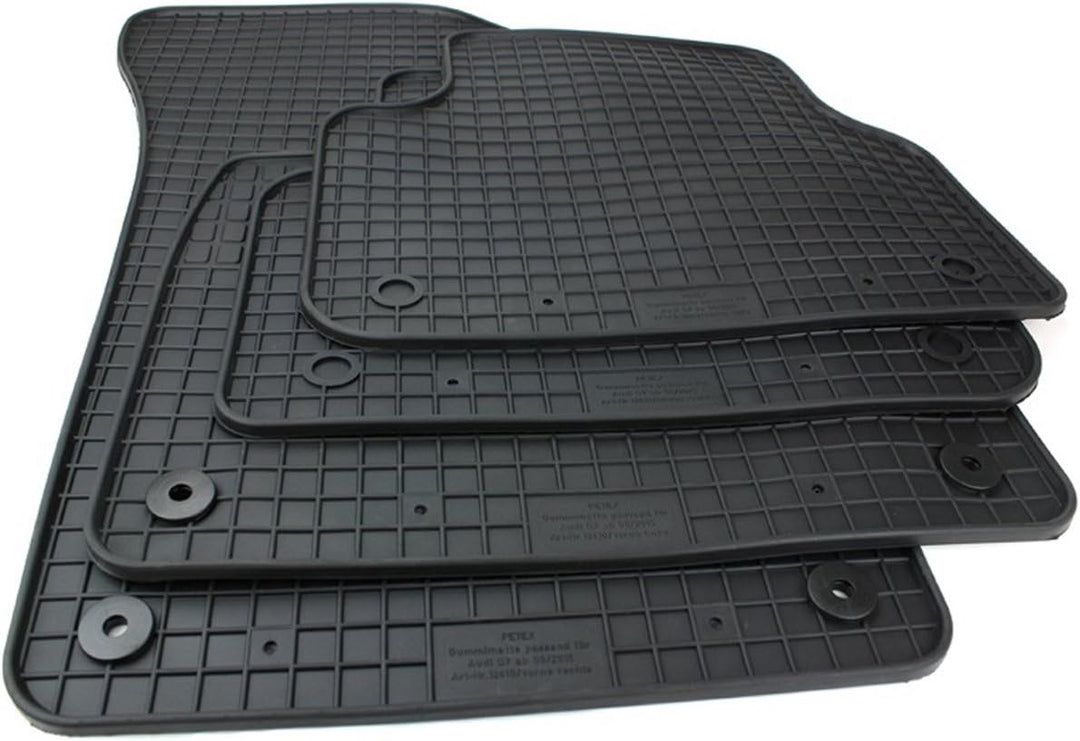 Kfzpremiumteile24 Gummimatten Kompatibel mit Q7 ab 06/2015 / Q8 ab 08/2018 Premium Fussmatten Gummi