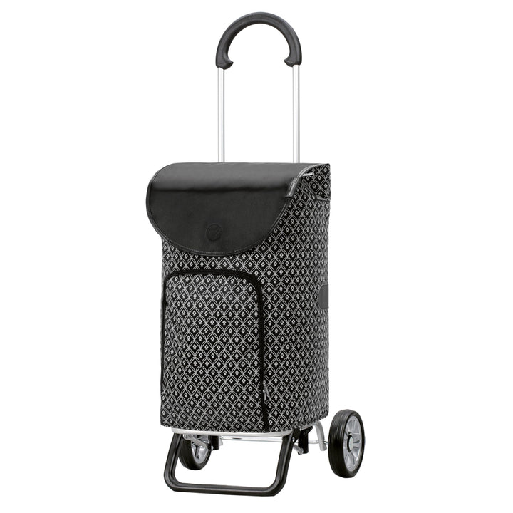ANDERSEN Einkaufstrolley - Scala Shopper Plus Famke schwarz 47 L Einkaufshilfe, modisch, Thermo, Alu