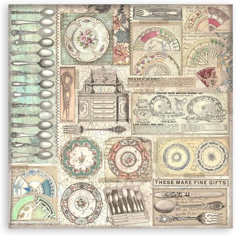 Stamperia - Scrapbook Paper Pad for Scrapbooking, Albums, Card Making, Bullet Journalling and More,