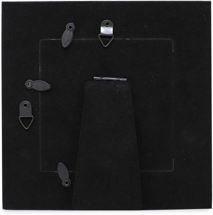 Laura Ashley Bilderrahmen, 10,2 x 10,2 cm, champagnerfarben, klassischer Spiegelrahmen mit Perlenran