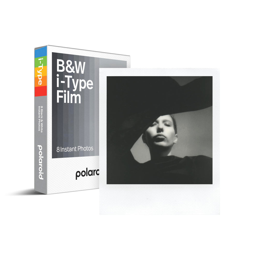 Polaroid B&amp;W Film für i-Type Schwarzweissfilm 8 Filme, Schwarzweissfilm 8 Filme