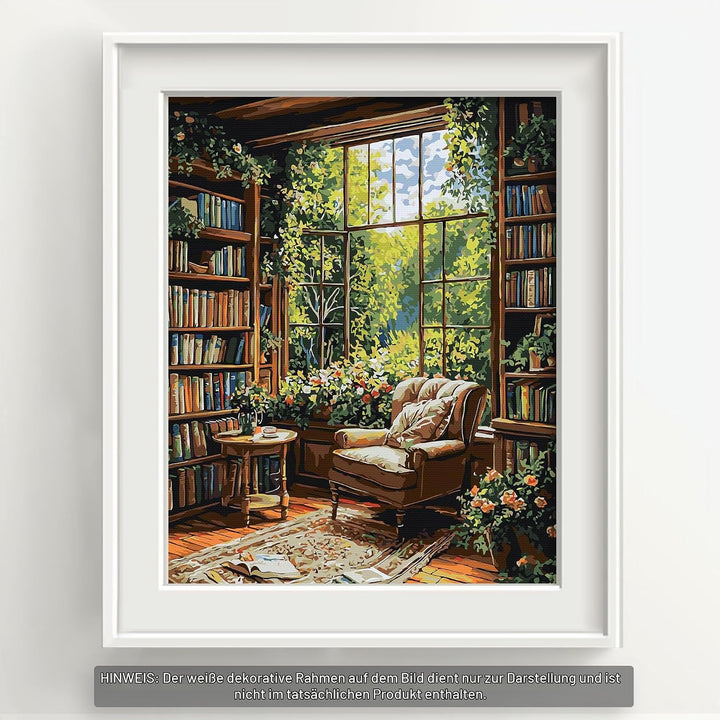 Bougimal Malen Nach Zahlen Erwachsene Landschaft Ohen Rahmen inklusive Pinsel und Acrylfarben - 40 x