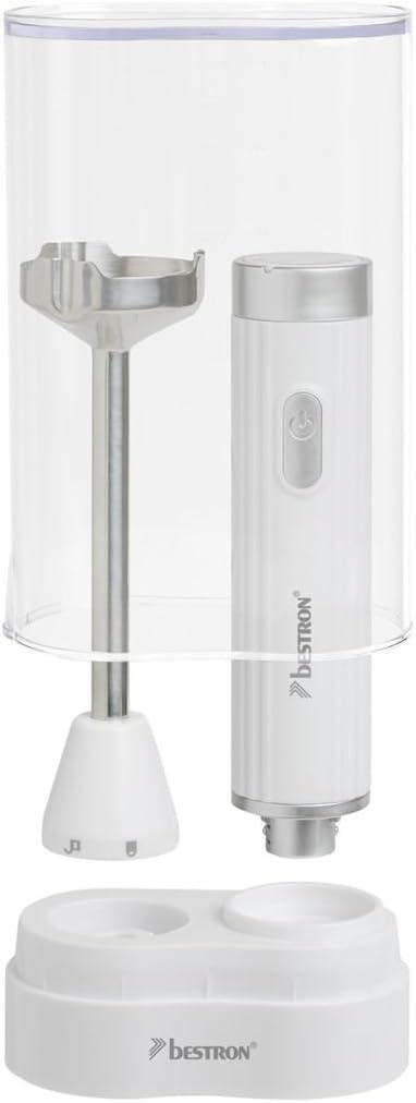 Bestron AHB400W Stabmixer, 400 W, rot Weiss, Weiß