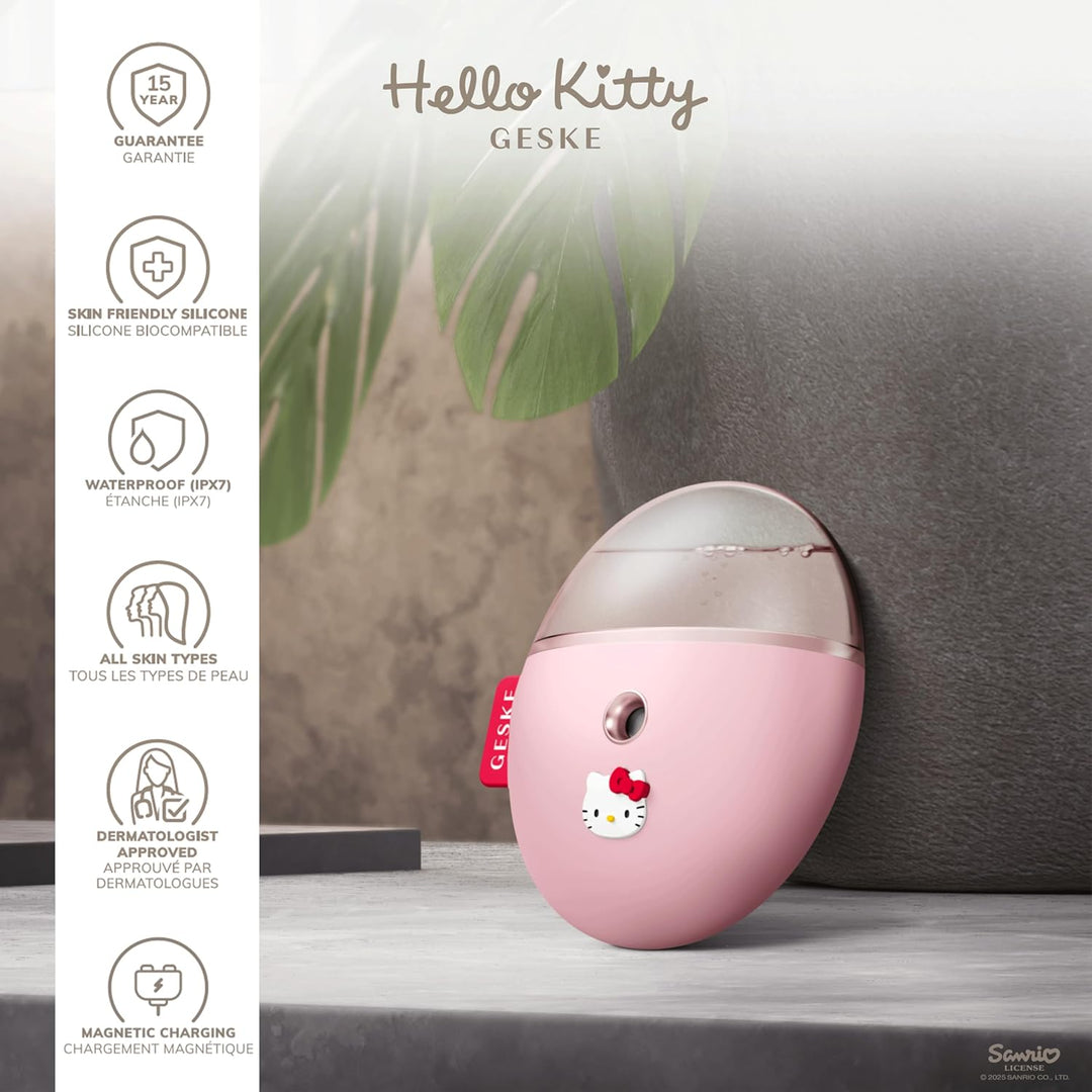 GESKE x Hello Kitty | SmartAppGuided™ Facial Hydration Refresher | 4 in 1 | Wasserzerstäuber | Gesic