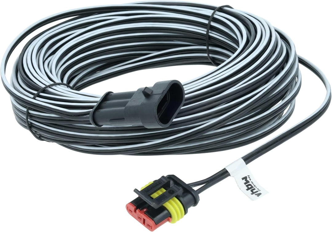 vhbw 1x Netzteil, 1x 3000 mAh Akku, 1x 20 m Niederspannungskabel kompatibel mit Husqvarna Automower