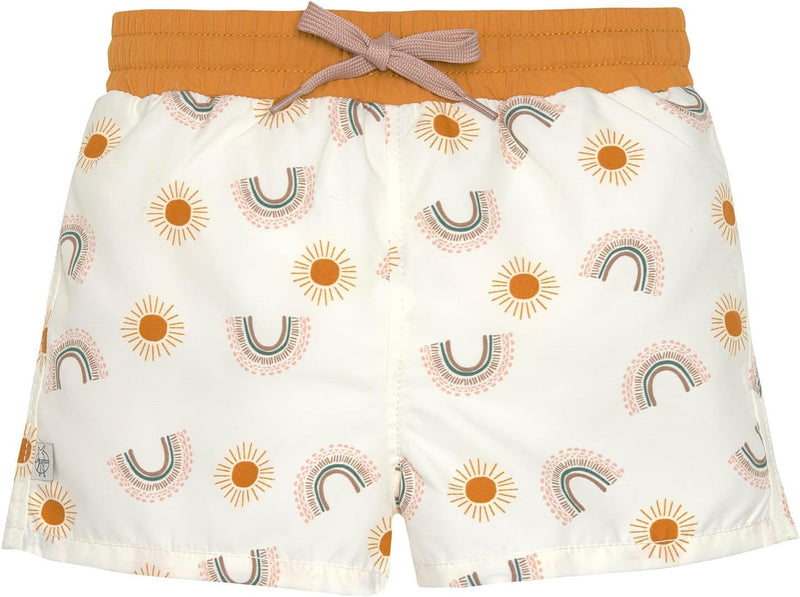 LÄSSIG Baby Kinder Badehose kurz mit UV-Schutz und integrierter Schwimmwindel/Boardie Shorts Mehrfar