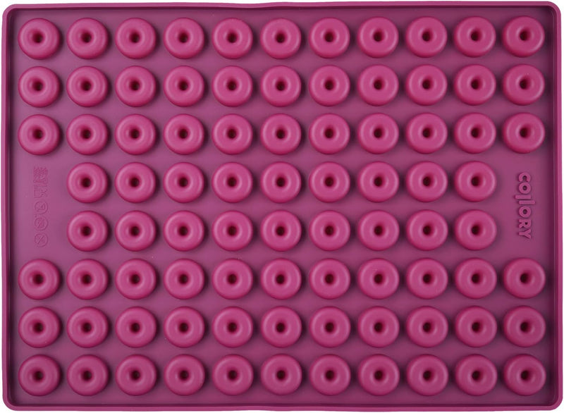 Collory Medium Donut (2,8cm) Silikon Backform für Hundekekse & Hundeleckerlis, Pralinenform, Schokol