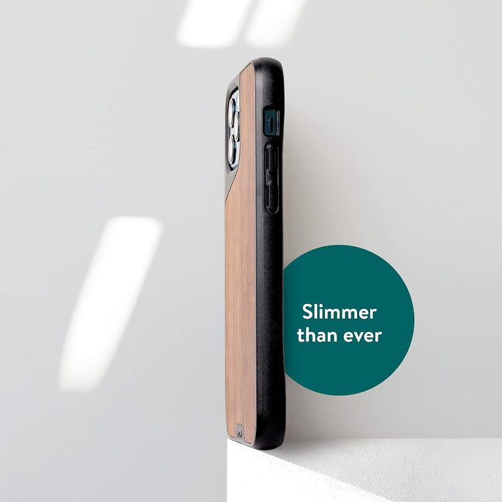 Mous - Hülle für iPhone 13 Pro - Carbonfaser - Limitless 4.0 - Handyhülle iPhone 13 Pro MagSafe-Komp