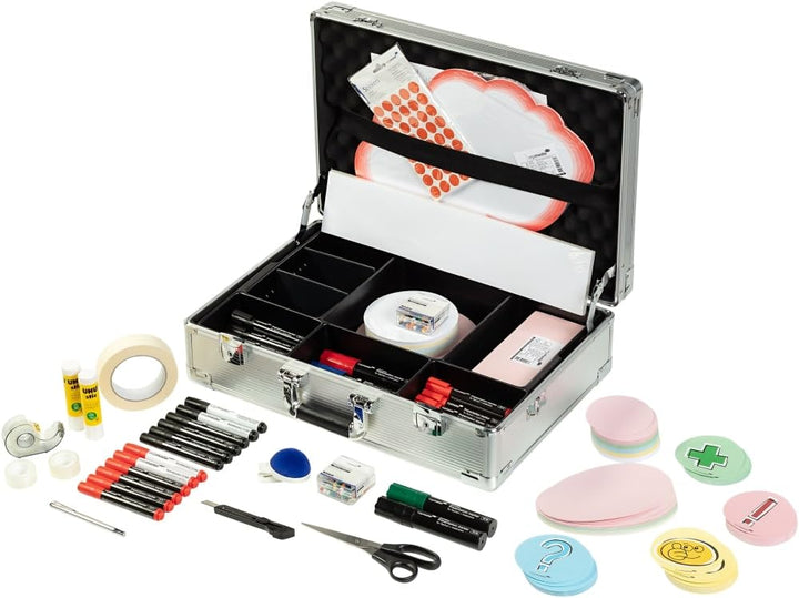 Legamaster Professional Moderationskoffer 3200-tlg. - hochwertiger Koffer aus Aluminium mit Zubehör
