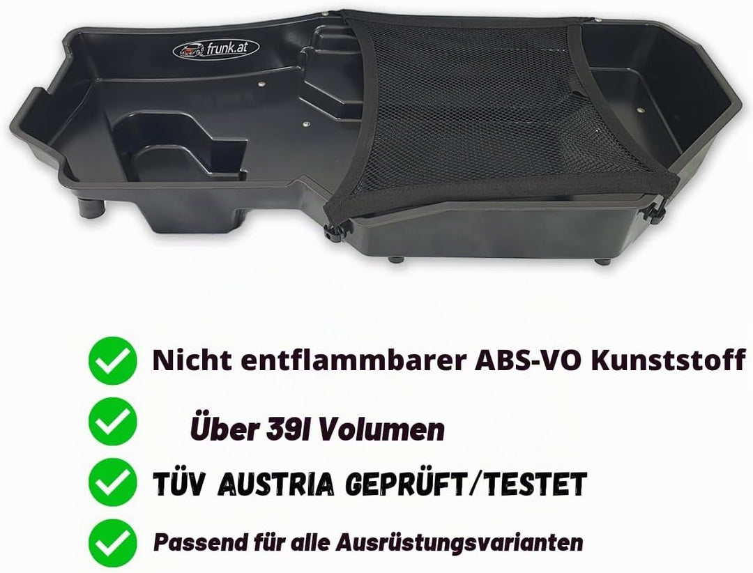 frunk (Front-Trunk vorderen Kofferraum kompatibel für Audi Q4 e-tron 2021- | Stauraum | aus brandhem